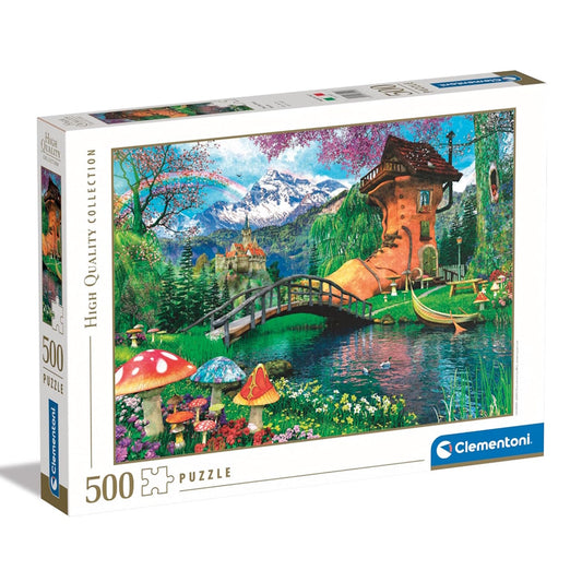 Clementoni 500 Piece Jigsaw Puzzle - The Old Shoe House