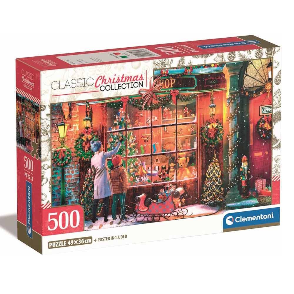 Clementoni 500 Piece Jigsaw Puzzle - Old Toy Shop