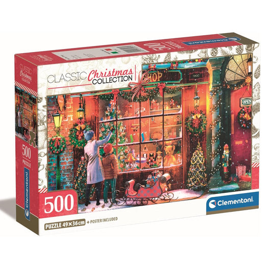 Clementoni 500 Piece Jigsaw Puzzle - Old Toy Shop