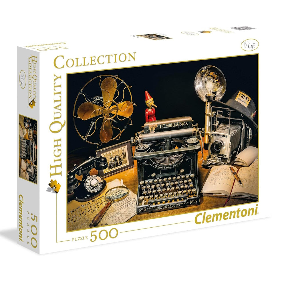 Clementoni 500 Piece Jigsaw Puzzle - The Typewriter