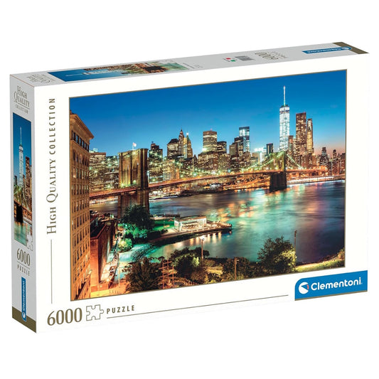 Clementoni 6000 Piece Jigsaw Puzzle - Brooklyn Bridge Lights
