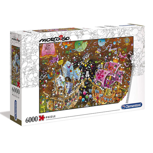 Clementoni 6000 Piece Jigsaw Puzzle - Mordillo The Kiss