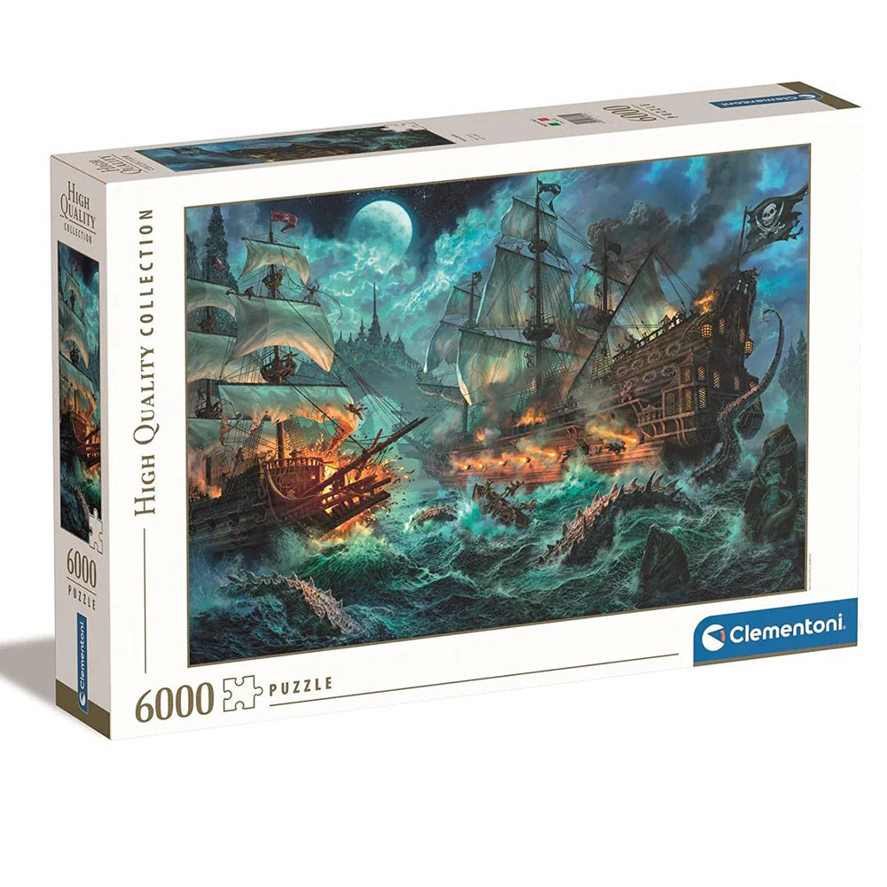 Clementoni 6000 Piece Jigsaw Puzzle - Pirates Battle