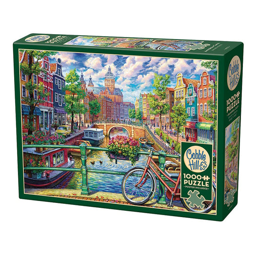 Cobble Hill 1000 Piece Puzzle - Amsterdam Canal