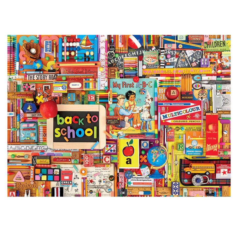 Cobble Hill 1000 Piece Puzzle - Back to School – The Jigstore