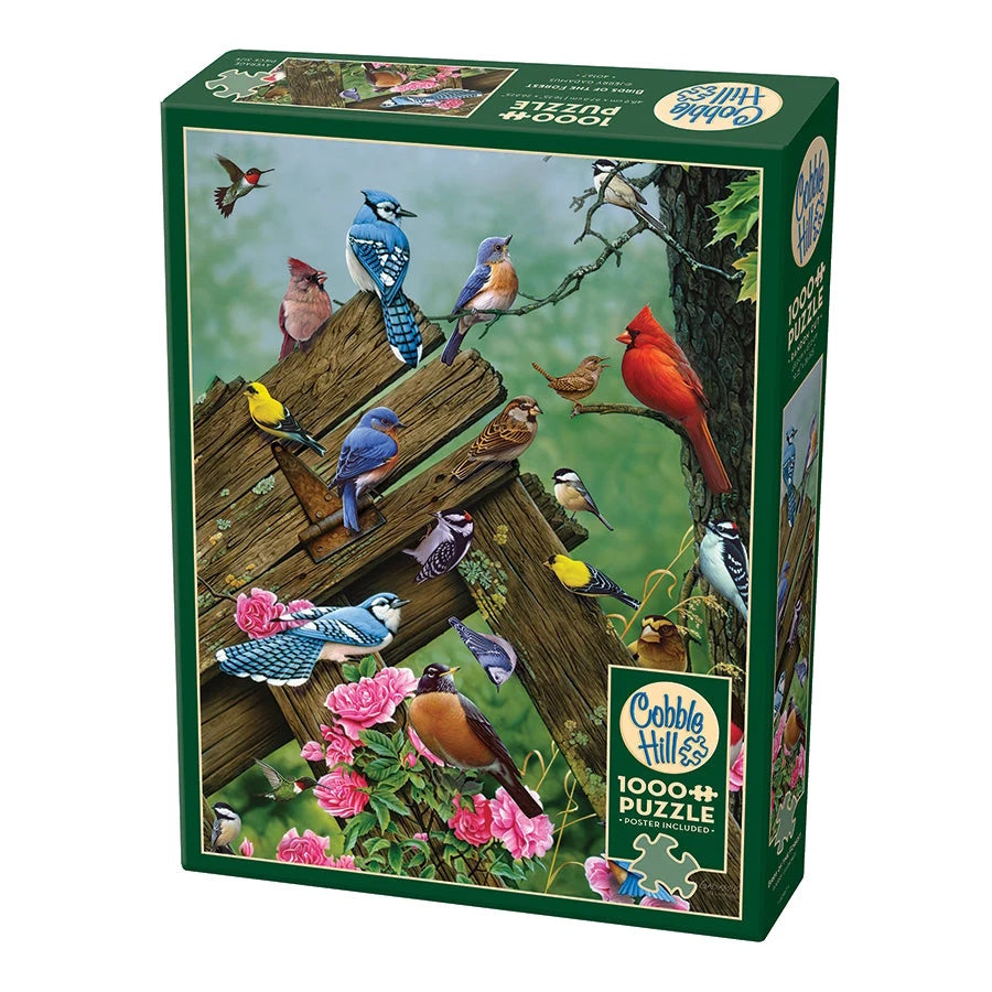 Cobble Hill 1000 Piece Puzzle - Birds of the Forest