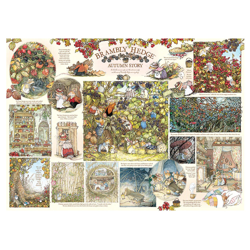 Cobble Hill 1000 Piece Puzzle - Brambly Hedge Autumn Story