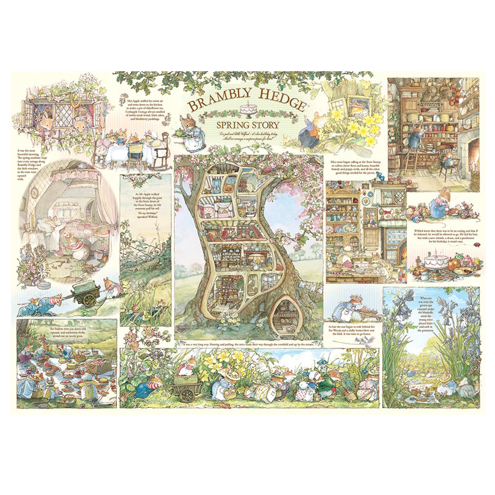 Cobble Hill 1000 Piece Puzzle - Brambly Hedge Spring Story