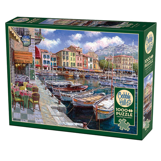 Cobble Hill 1000 Piece Puzzle - Cafe in Cassis