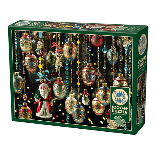 Cobble Hill 1000 Piece Puzzle - Christmas Ornaments