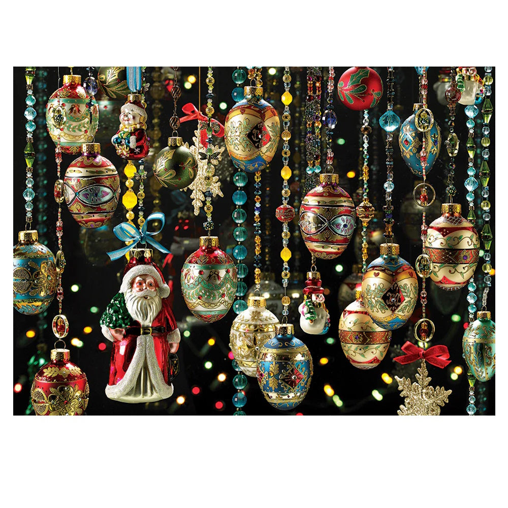 Cobble Hill 1000 Piece Puzzle - Christmas Ornaments