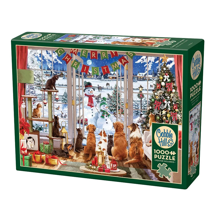 Cobble Hill 1000 Piece Puzzle - Christmas Visitors