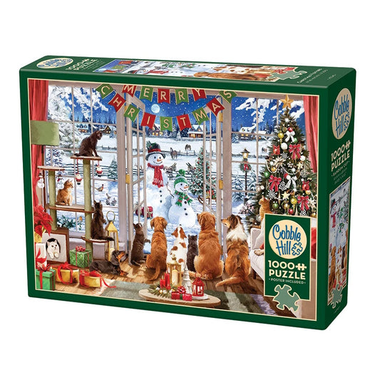 Cobble Hill 1000 Piece Puzzle - Christmas Visitors
