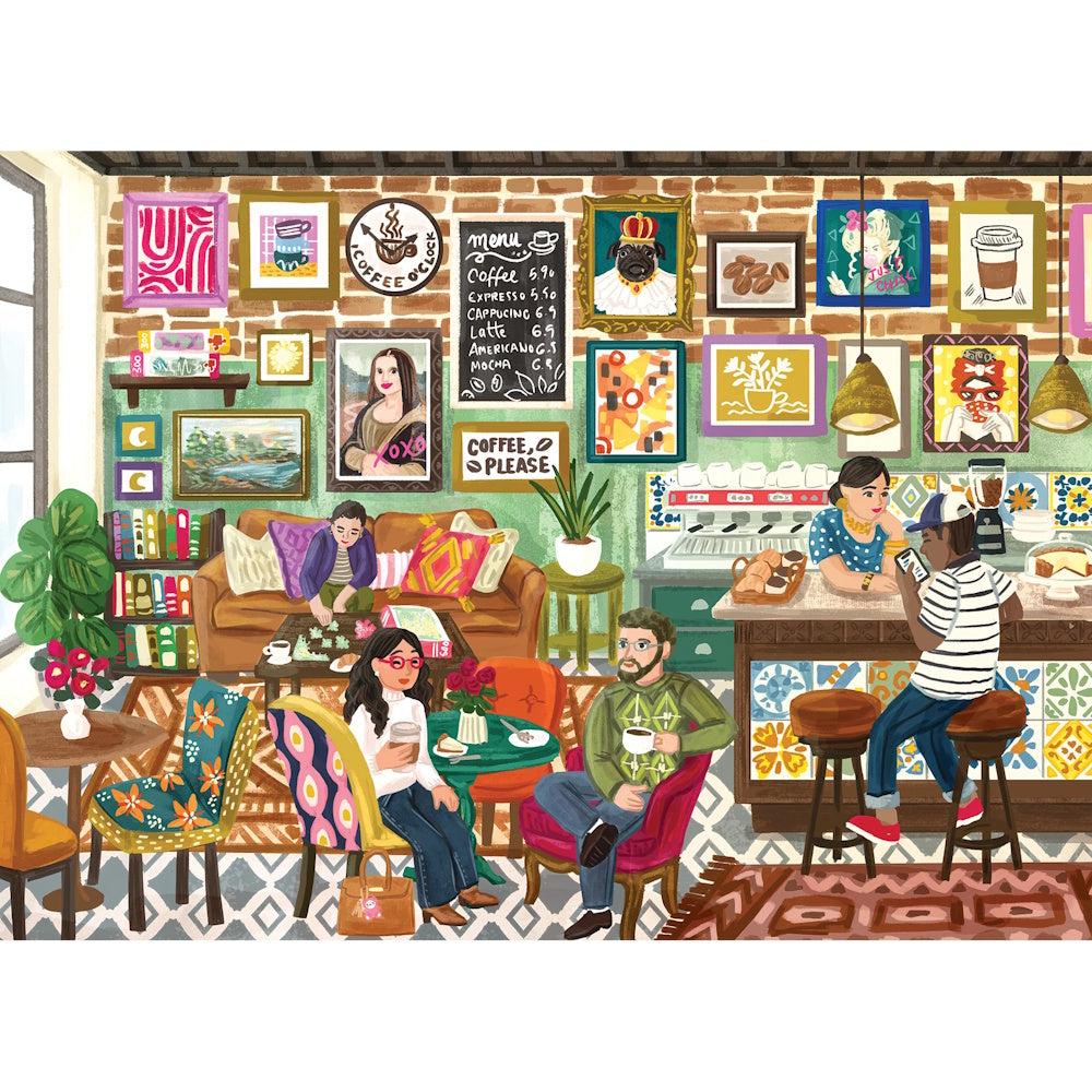 Cobble Hill 1000 Piece Puzzle - Coffee Please
