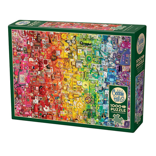 Cobble Hill 1000 Piece Puzzle - Colourful Rainbow