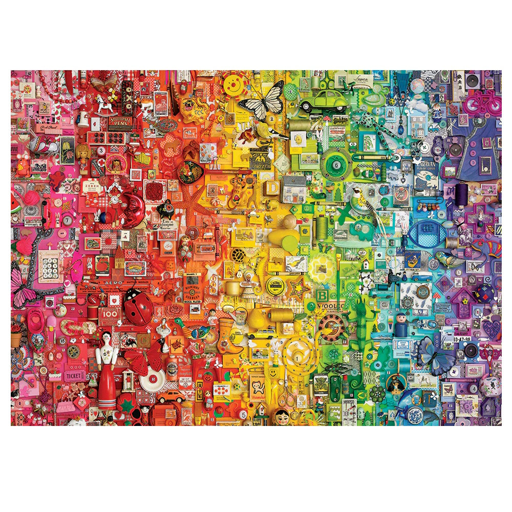 Cobble Hill 1000 Piece Puzzle - Colourful Rainbow