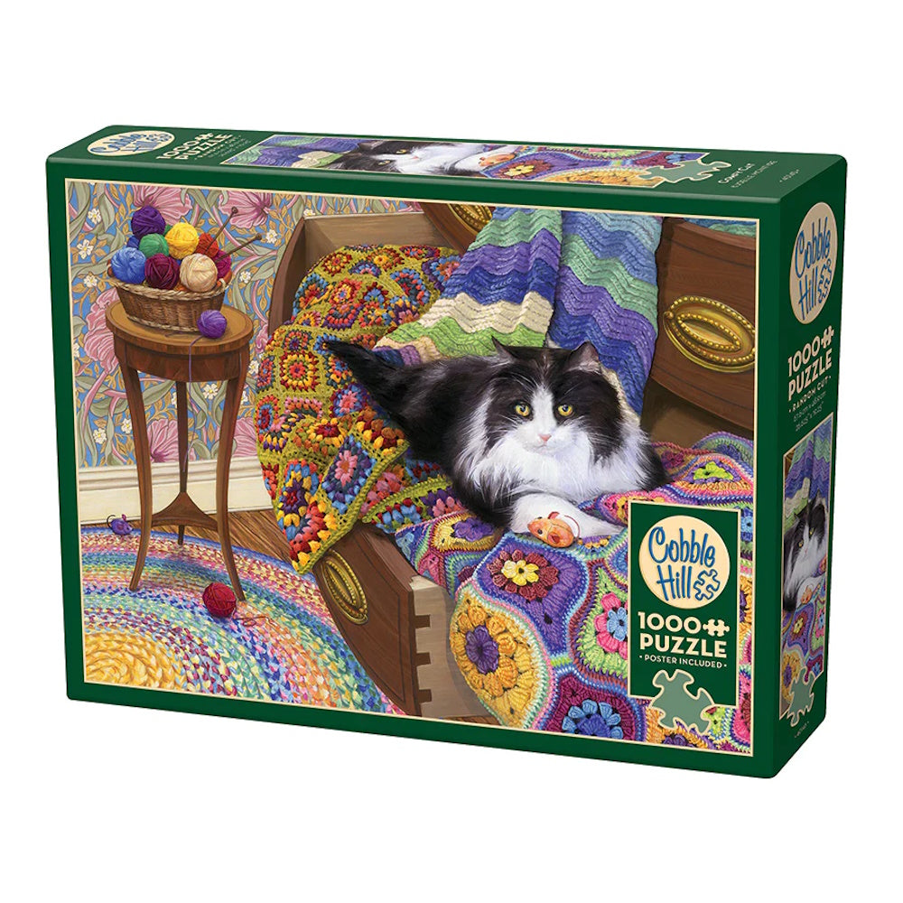 Cobble Hill 1000 Piece Puzzle - Comfy Cat