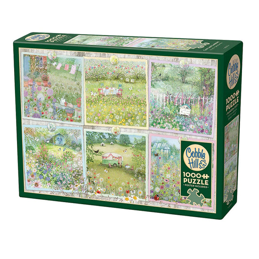 Cobble Hill 1000 Piece Puzzle - Cottage Gardens