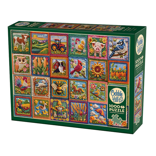 Cobble Hill 1000 Piece Puzzle - Country Life Crochet