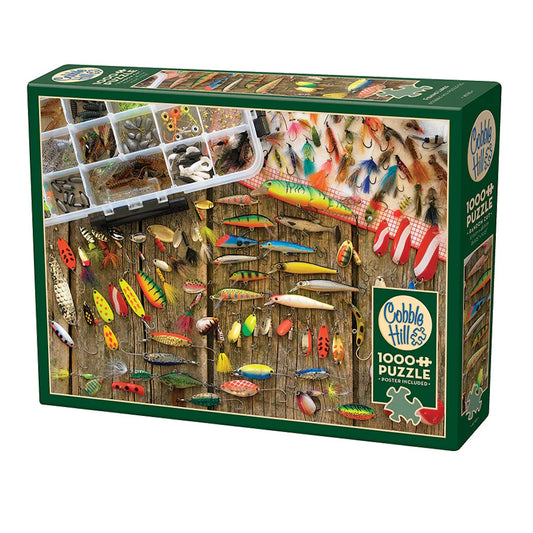 Cobble Hill 1000 Piece Puzzle - Fishing Lures