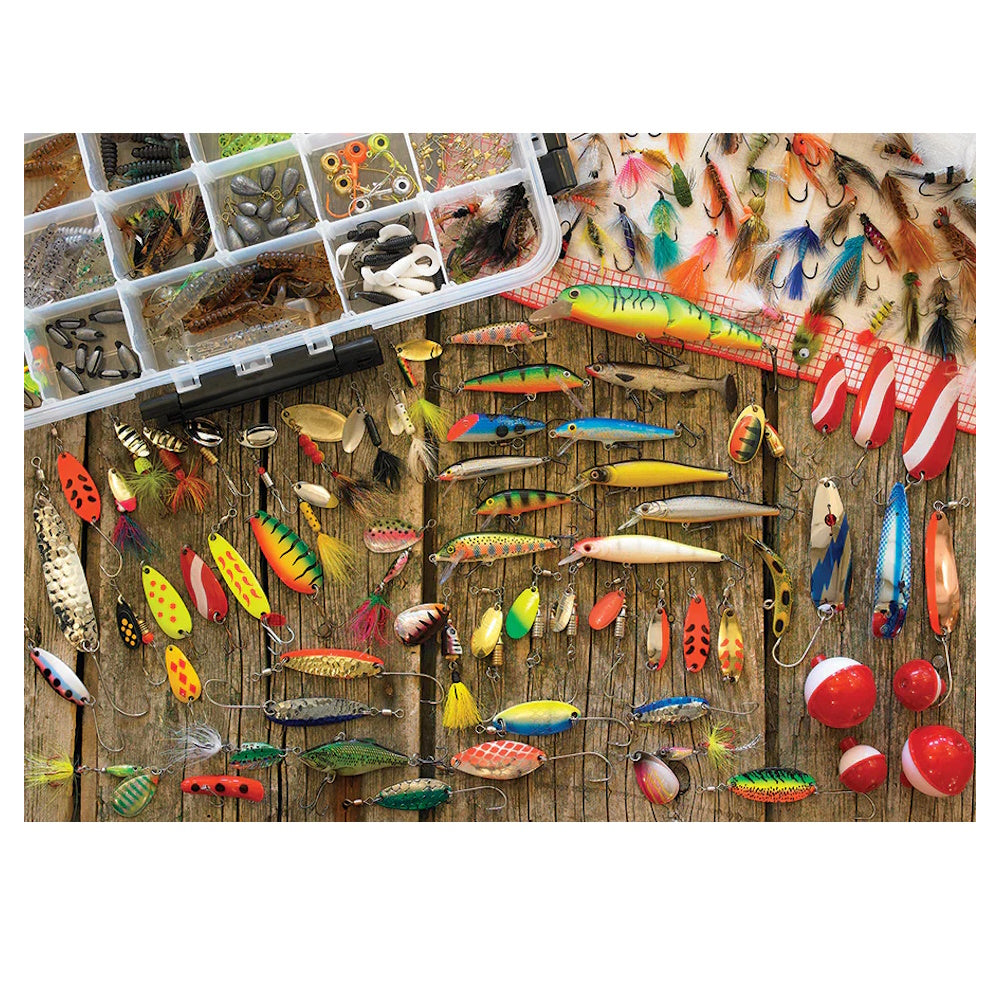 Cobble Hill 1000 Piece Puzzle - Fishing Lures