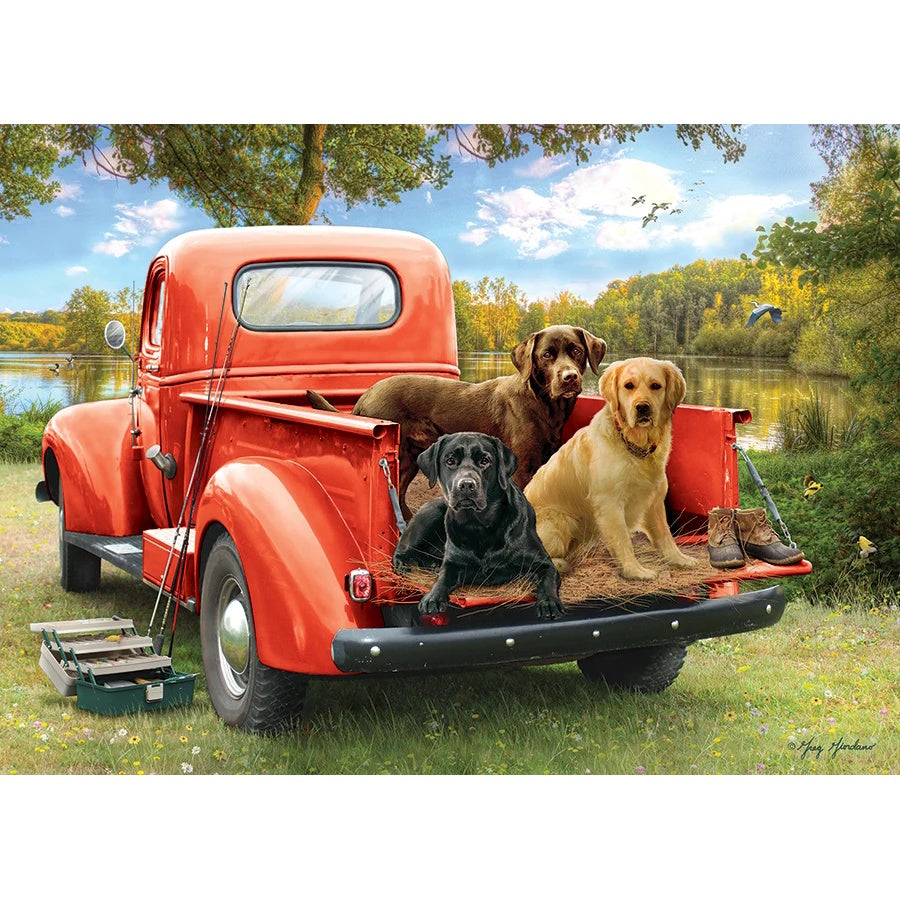 Cobble Hill 1000 Piece Puzzle - Fishing Friends – The Jigstore