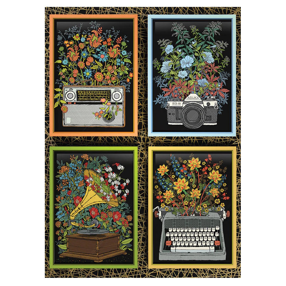 Cobble Hill 1000 Piece Puzzle - Floral Objects
