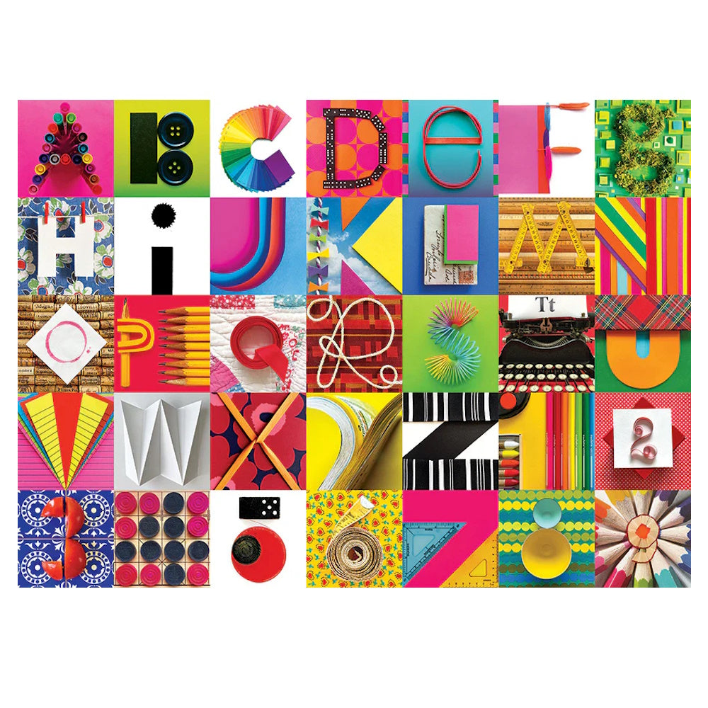 Cobble Hill 1000 Piece Puzzle - Found Alphabet