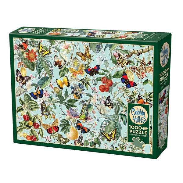 Cobble Hill 1000 Piece Puzzle - Fruit & Flutterbies – The Jigstore