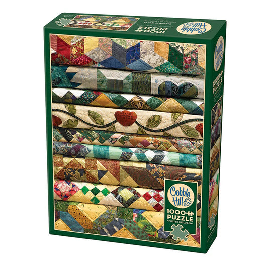 Cobble Hill 1000 Piece Puzzle - Grandma's Quilts