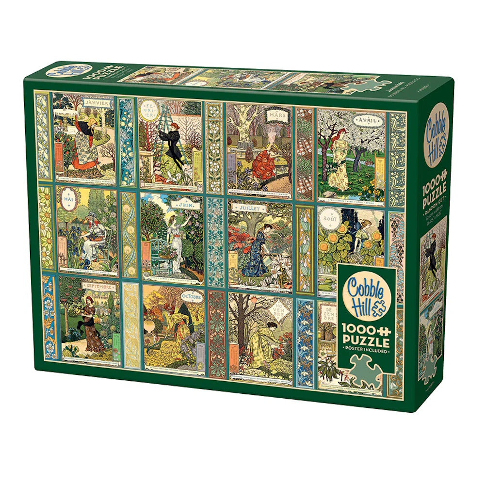 Cobble Hill 1000 Piece Puzzle - Jardiniere: A Gardener's Calendar