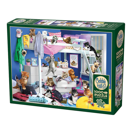 Cobble Hill 1000 Piece Puzzle - Kitten Slumber Party