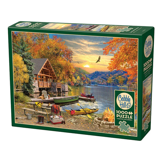 Cobble Hill 1000 Piece Puzzle - Lakeside Retreat