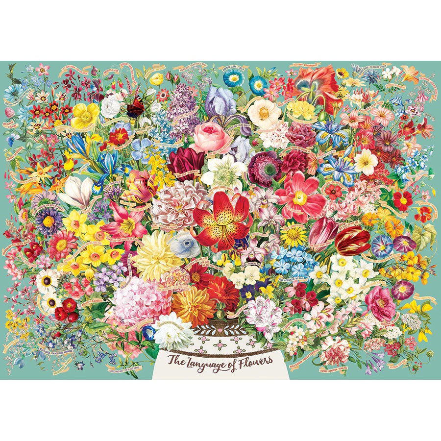 Cobble Hill 1000 Piece Puzzle - The Language of Flowers