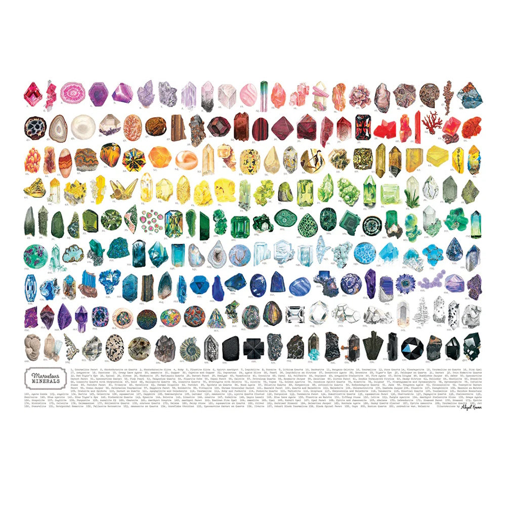 Cobble Hill 1000 Piece Puzzle - Marvellous Minerals