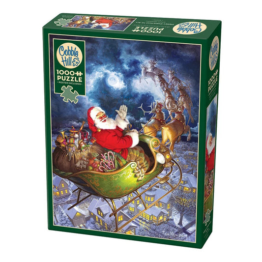Cobble Hill 1000 Piece Puzzle - Merry Christmas to All