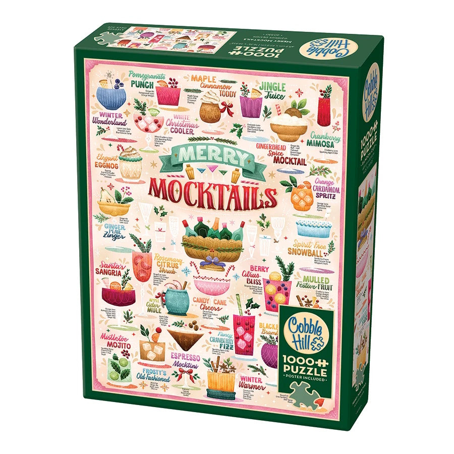 Cobble Hill 1000 Piece Puzzle - Merry Mocktails