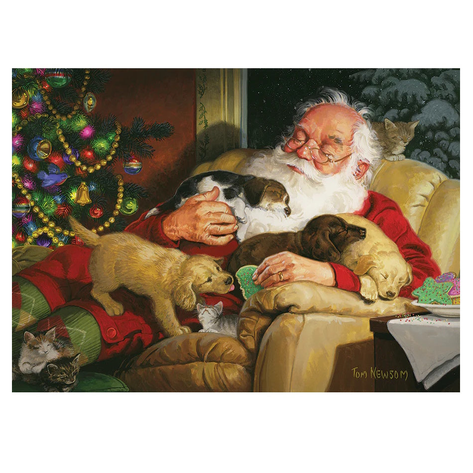 Cobble Hill 1000 Piece Puzzle - Santa's Quiet Time