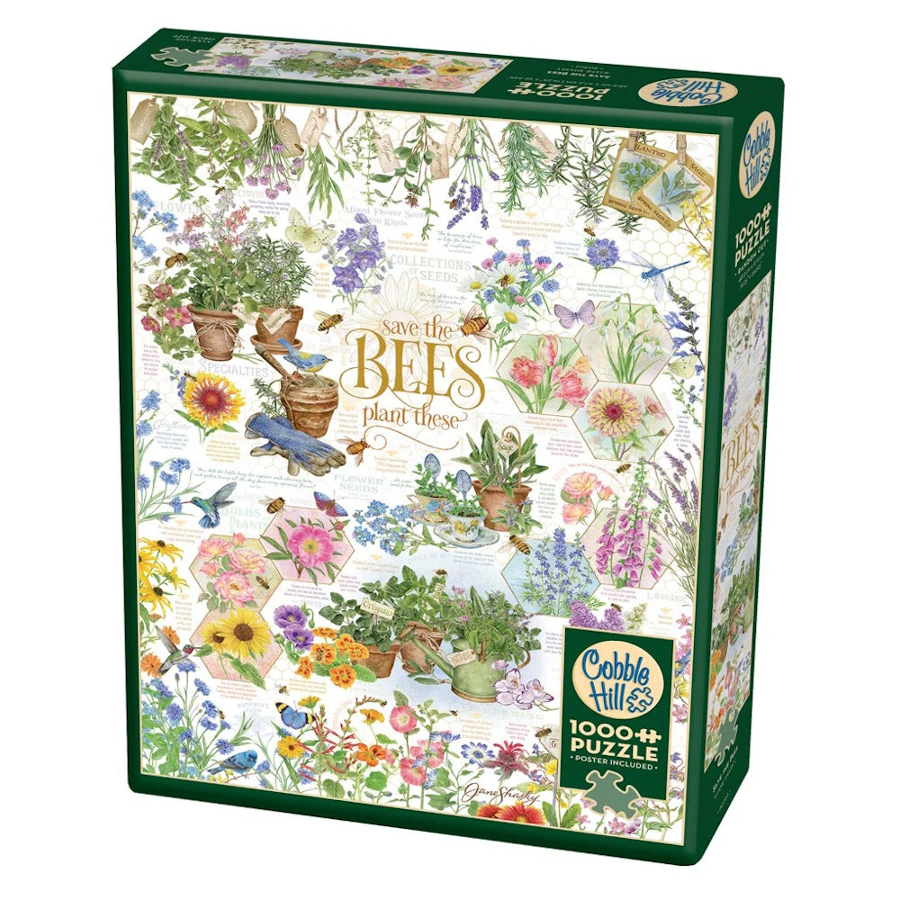Cobble Hill 1000 Piece Puzzle - Save the Bees