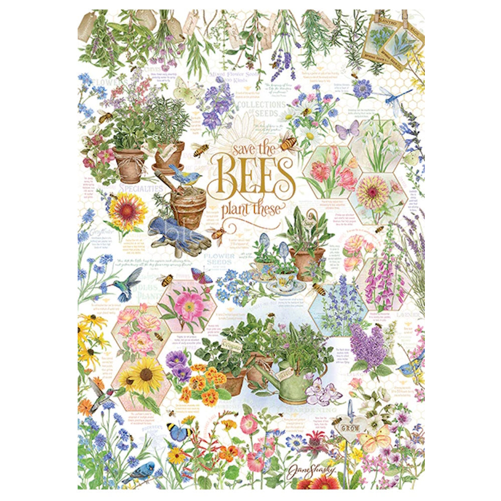 Cobble Hill 1000 Piece Puzzle - Save the Bees