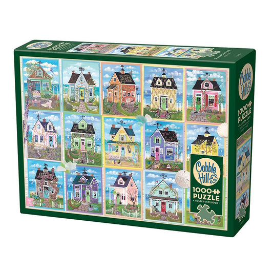 Cobble Hill 1000 Piece Puzzle - Seaside Cottages