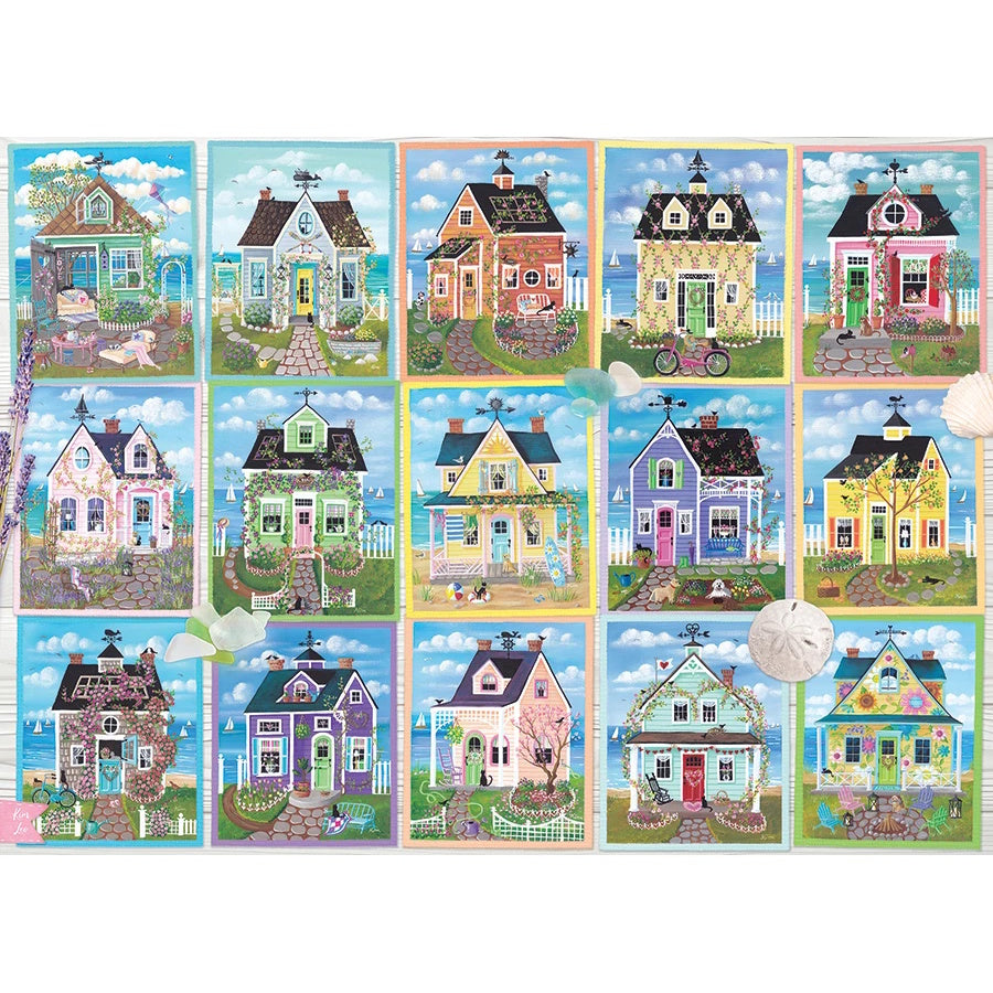 Cobble Hill 1000 Piece Puzzle - Seaside Cottages