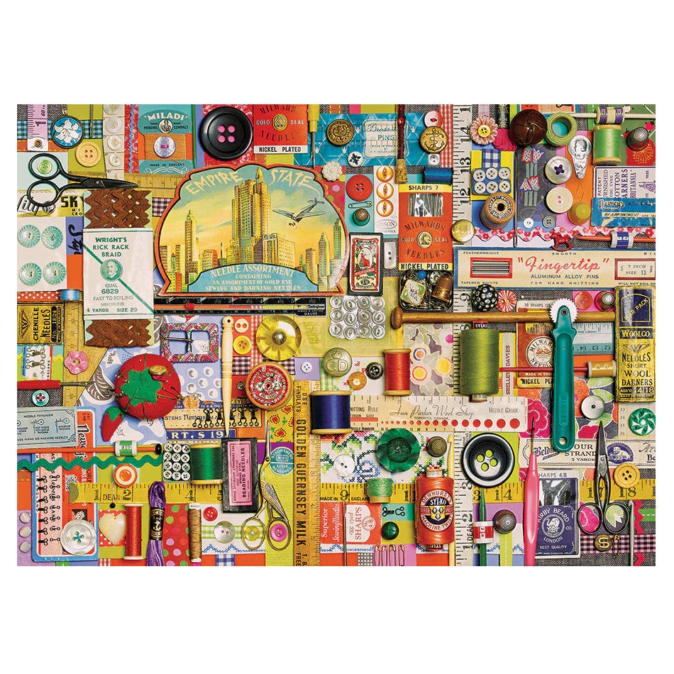 Cobble Hill 1000 Piece Puzzle - Sewing Notions