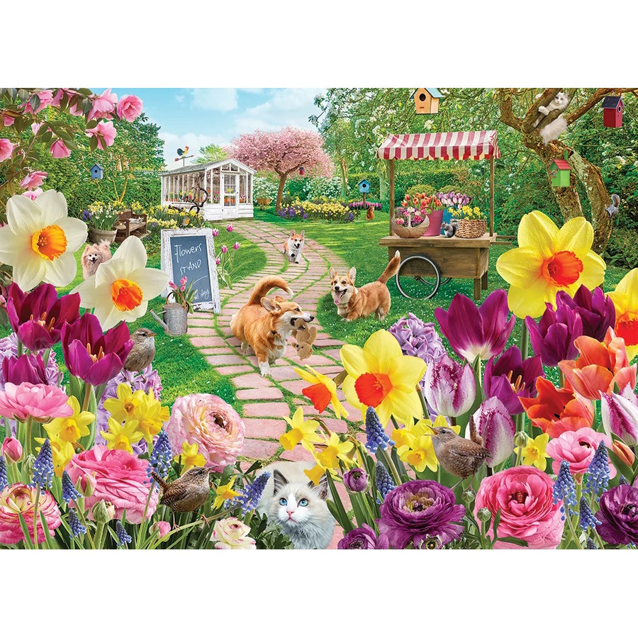 Cobble Hill 1000 Piece Puzzle - Springtime Frolic