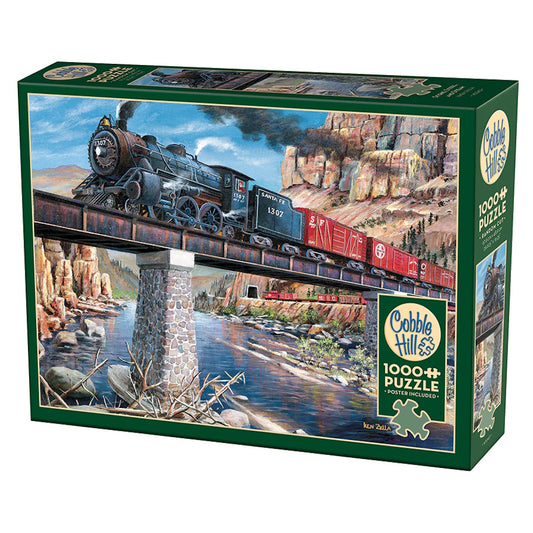 Cobble Hill 1000 Piece Puzzle - Stone Steel and Steam