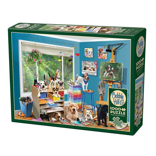 Cobble Hill 1000 Piece Puzzle - Studio Pups