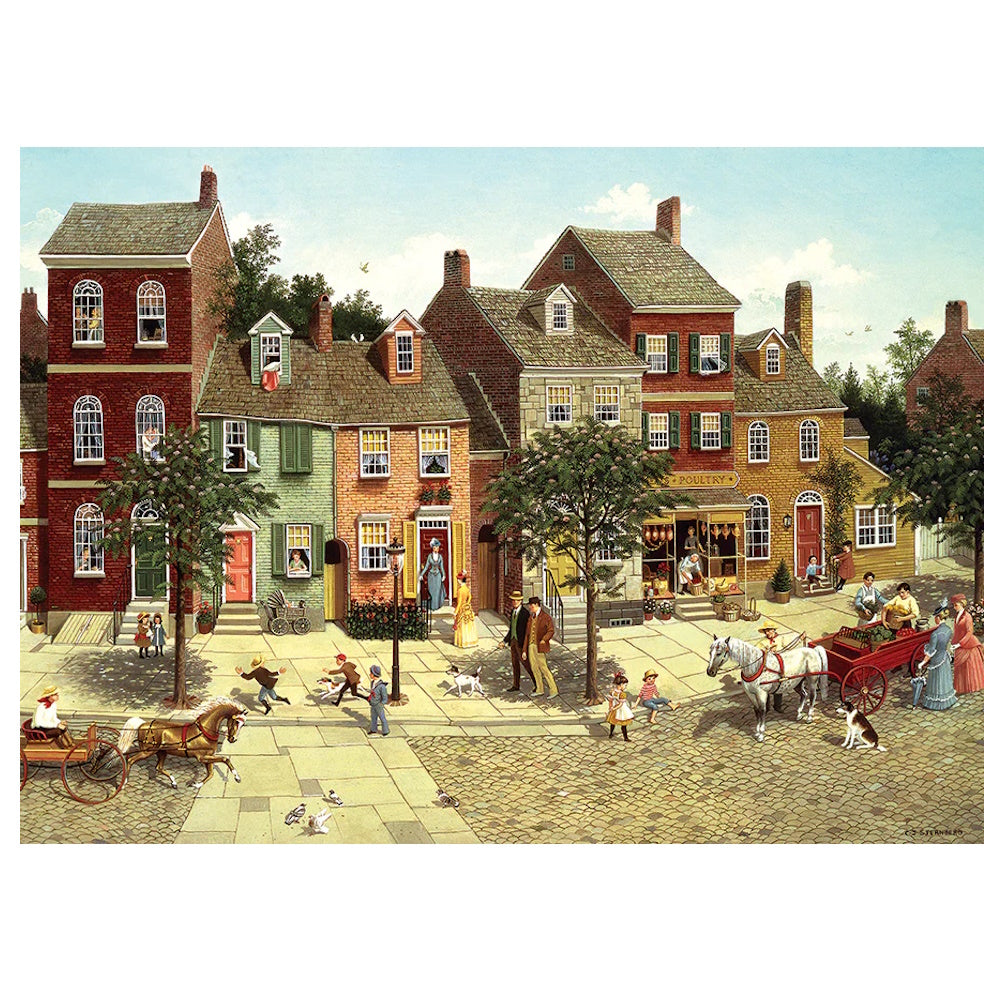 Cobble Hill 1000 Piece Puzzle - The Curve in the Square