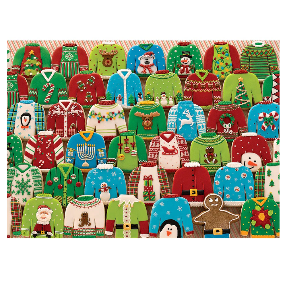 Cobble Hill 1000 Piece Puzzle - Ugly Xmas Sweaters