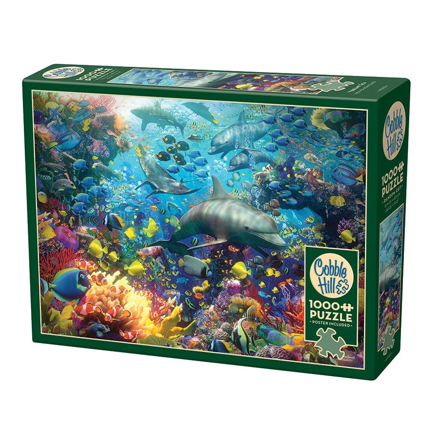 Cobble Hill 1000 Piece Puzzle - Vibrant Sea