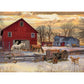 Cobble Hill 1000 Piece Puzzle - Winter on the Farm